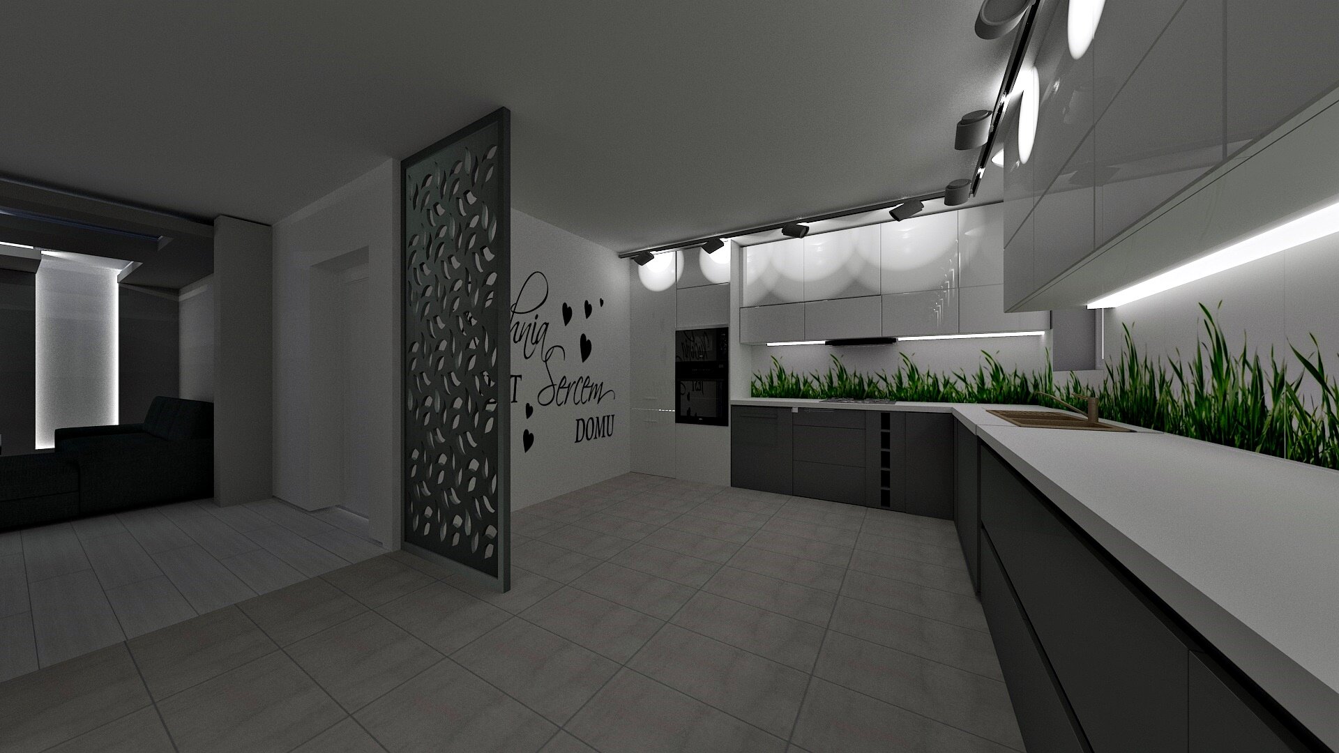 Kuchnie - Projekt wnętrza 3D (Lucyna Zimny) - zdjęcie 9